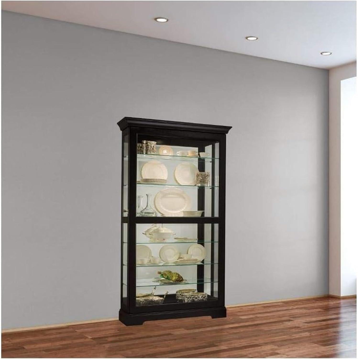 Howard Miller Tyler Ii Curio Cabinet 680538 Black Satin