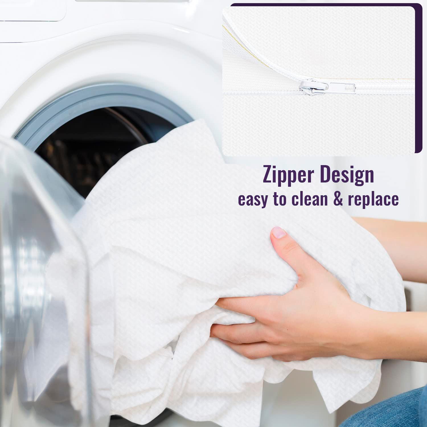 FDW 10 Inch Full Memory Foam Mattress Cooling Gel Bamboo Charcoal Infused Mattress Mattress CertiPUR-US Certified Breathable Bed Mattress,White (Full)