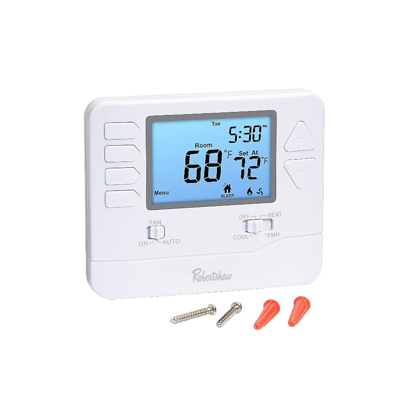 RS8210 Pro Series Non-Programmable Thermostat, Multi-Stage, 2 Heat / 1 Cool