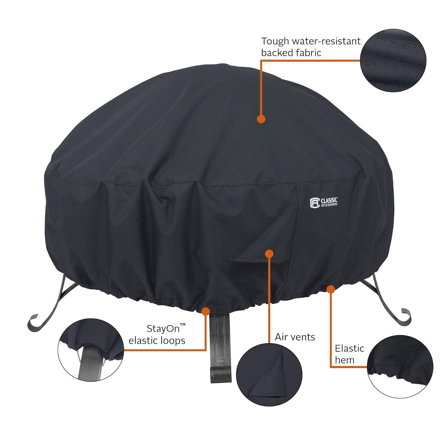 Classic Accessories Outdoor Fire Pit Cover