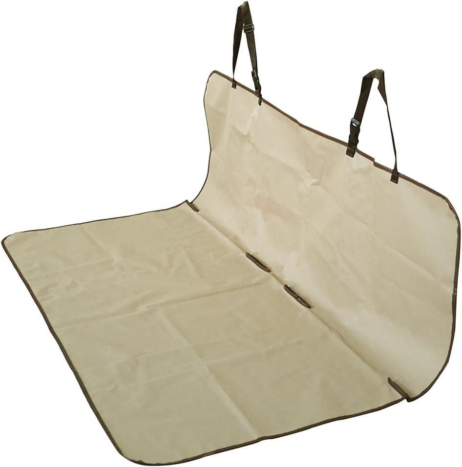 PetSafe Happy Ride Waterproof & Machine Washable Bench Seat Cover for Pets, Fits Most Vehicles, Tan (47"L x 60"W)