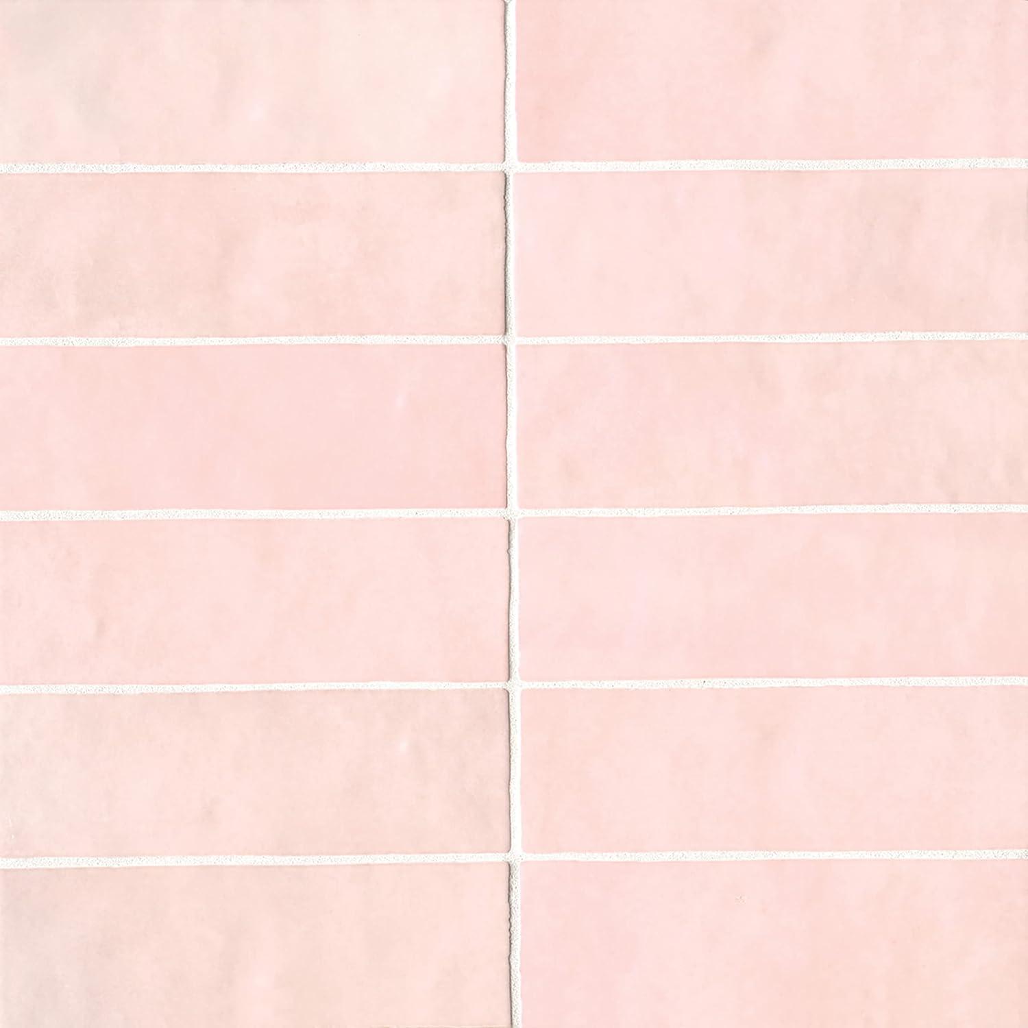 Bedrosians Cloe Rectangle Gloss Ceramic Tile 3 x 8, Green (10.64 sq. ft./Case)