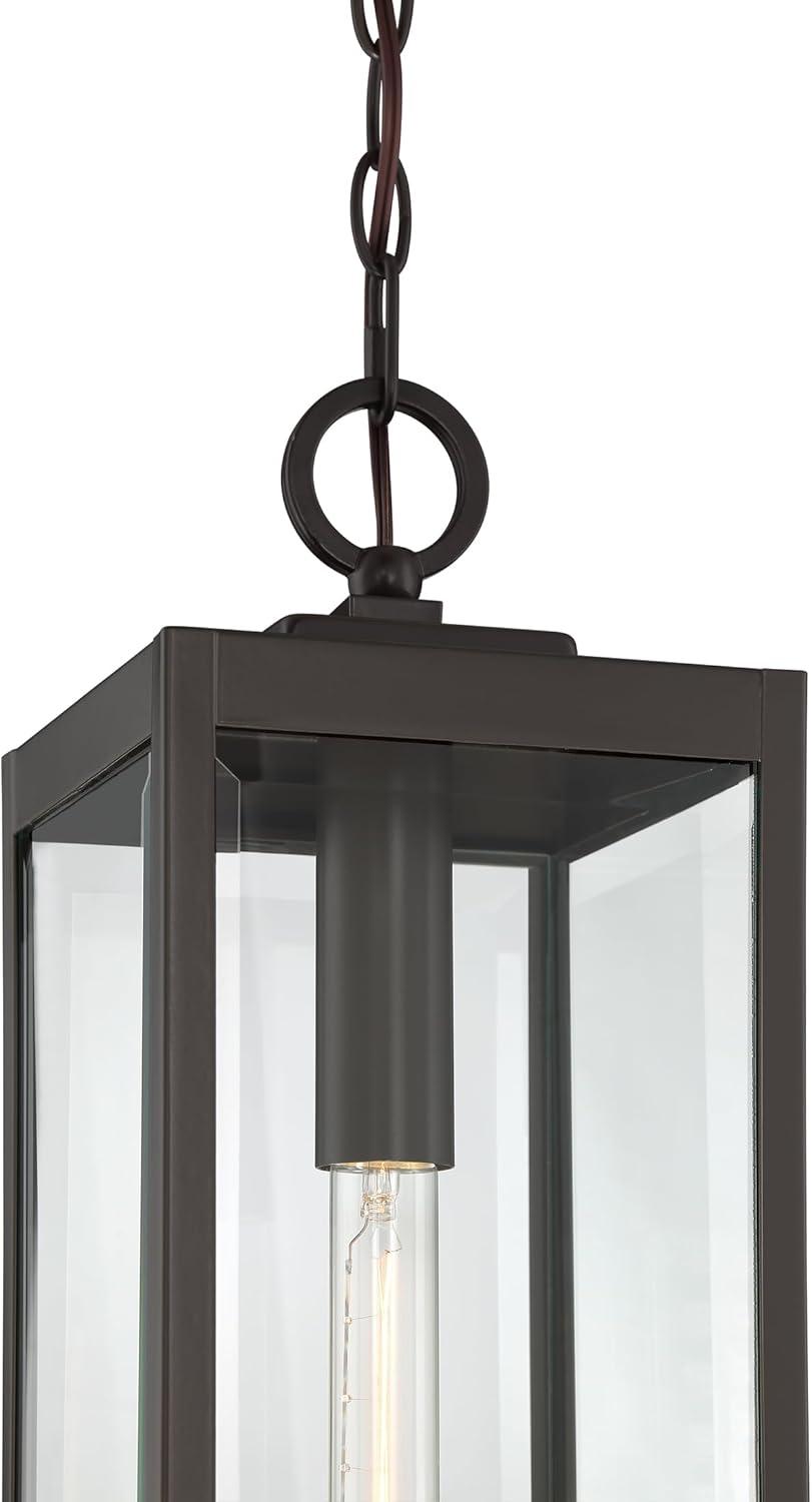 Quoizel Westover 20 3/4" High Bronze Outdoor Hanging Light