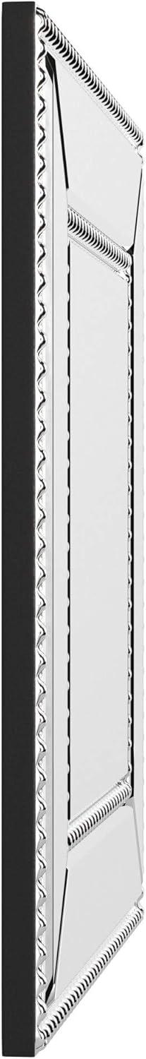 Howard Elliott Bijou Accent Wall Mirror Silver: Modern Square Glass, No Assembly, Wall Mount