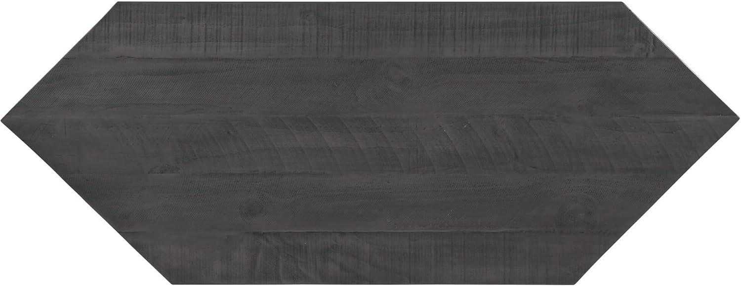 Benjara Alexa 50 Inch TV Corner Entertainment Console, Cubby, Cabinet, White, Gray, Black