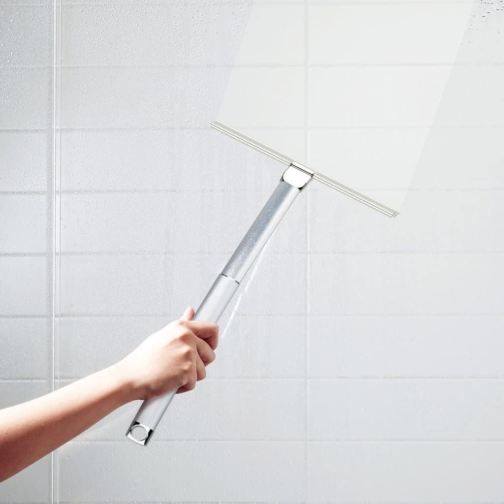 Better Living 17900 ALTO Extendable Aluminum Shower Squeegee, Silver Chrome