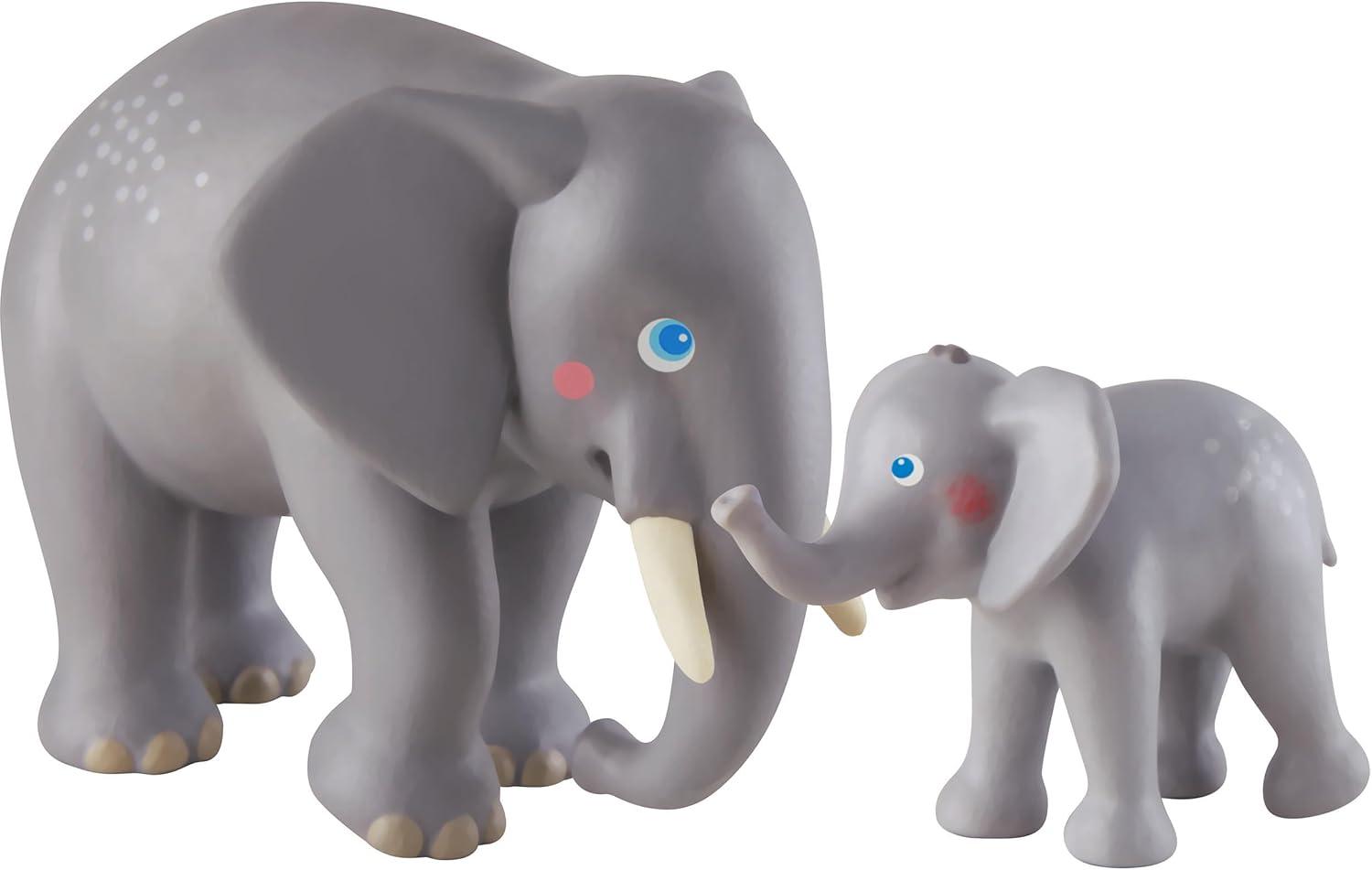 HABA Little Friends Zoo Animals Bulk Playset with 11 Chunky Plastic Toy Figures for Ages 3+