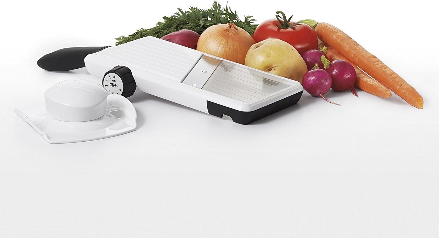 OXO Good Grips Large Adjustable Handheld Mandoline Slicer,White