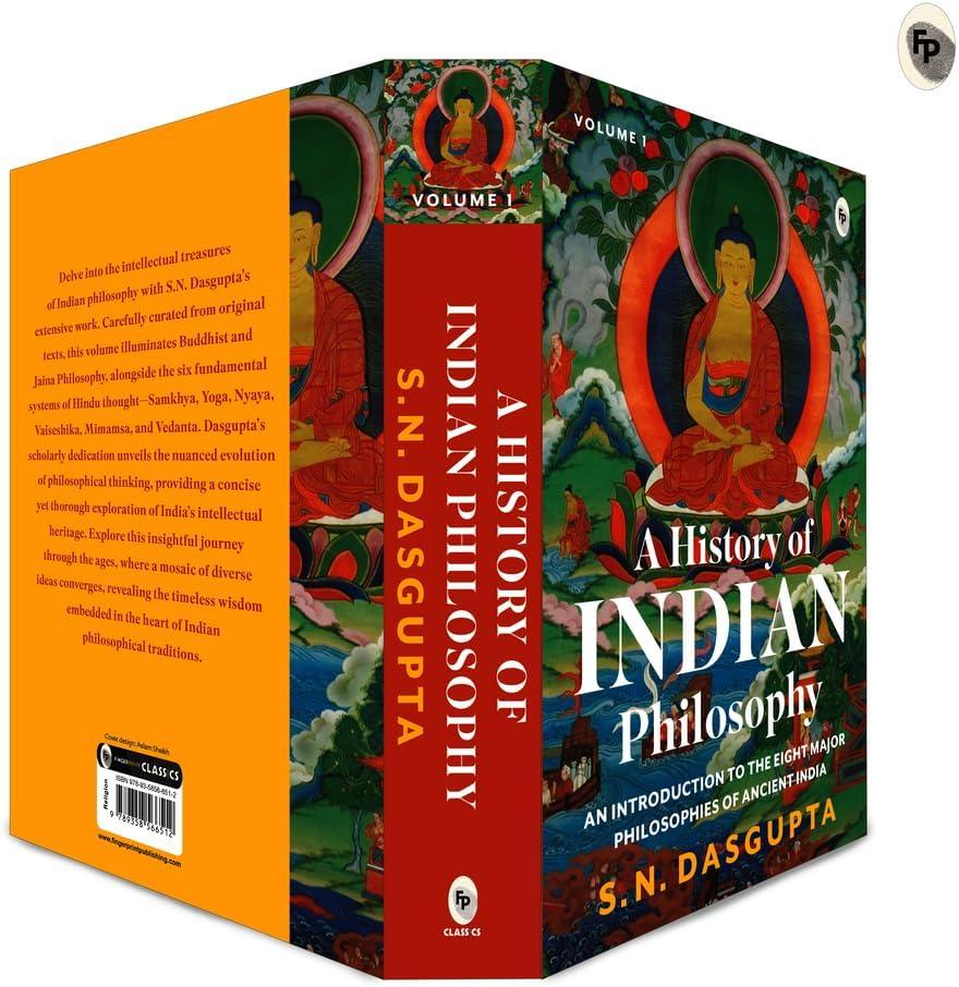 A History of Indian Philosophy: Vol. I, Multicolor Hardcover Book