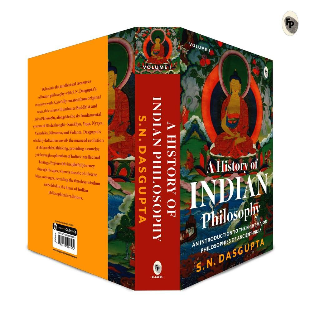 A History of Indian Philosophy: Vol. I, Multicolor Hardcover Book