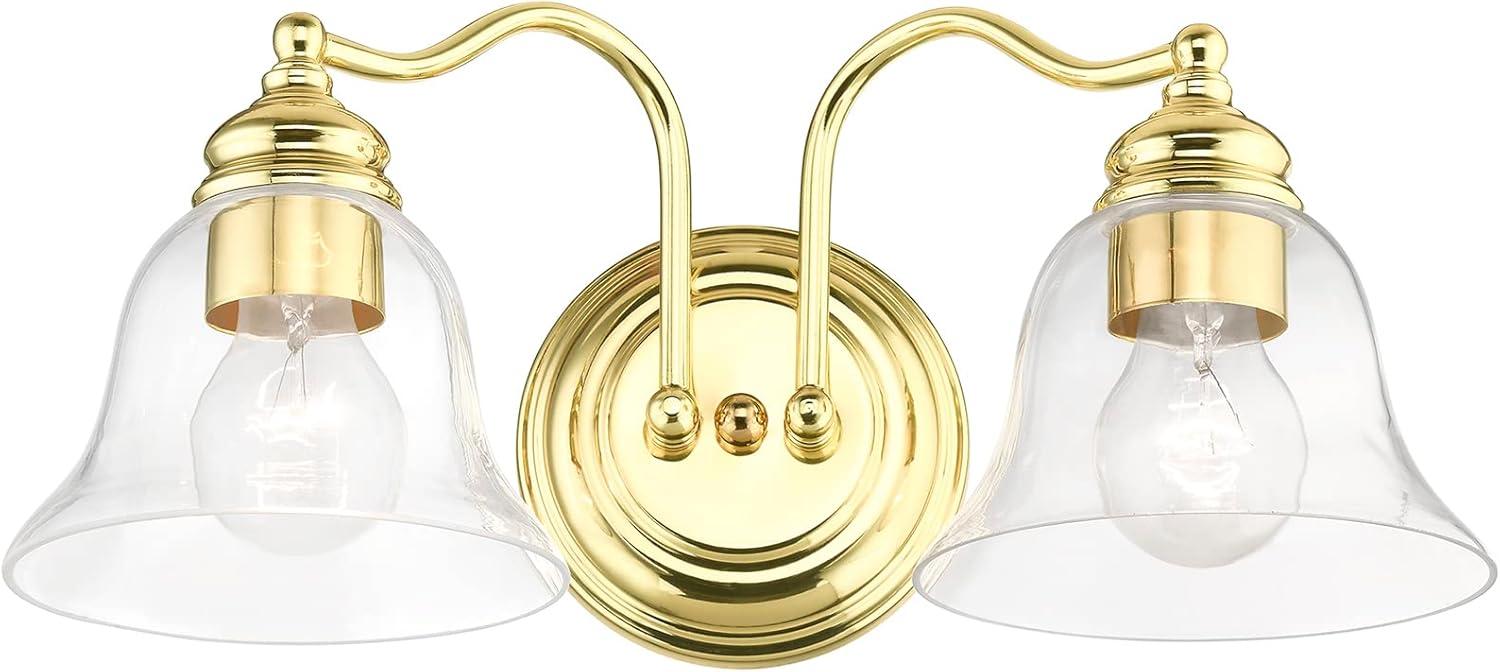 Livex Lighting Moreland 2 - Light Vanity in  Polished Brass