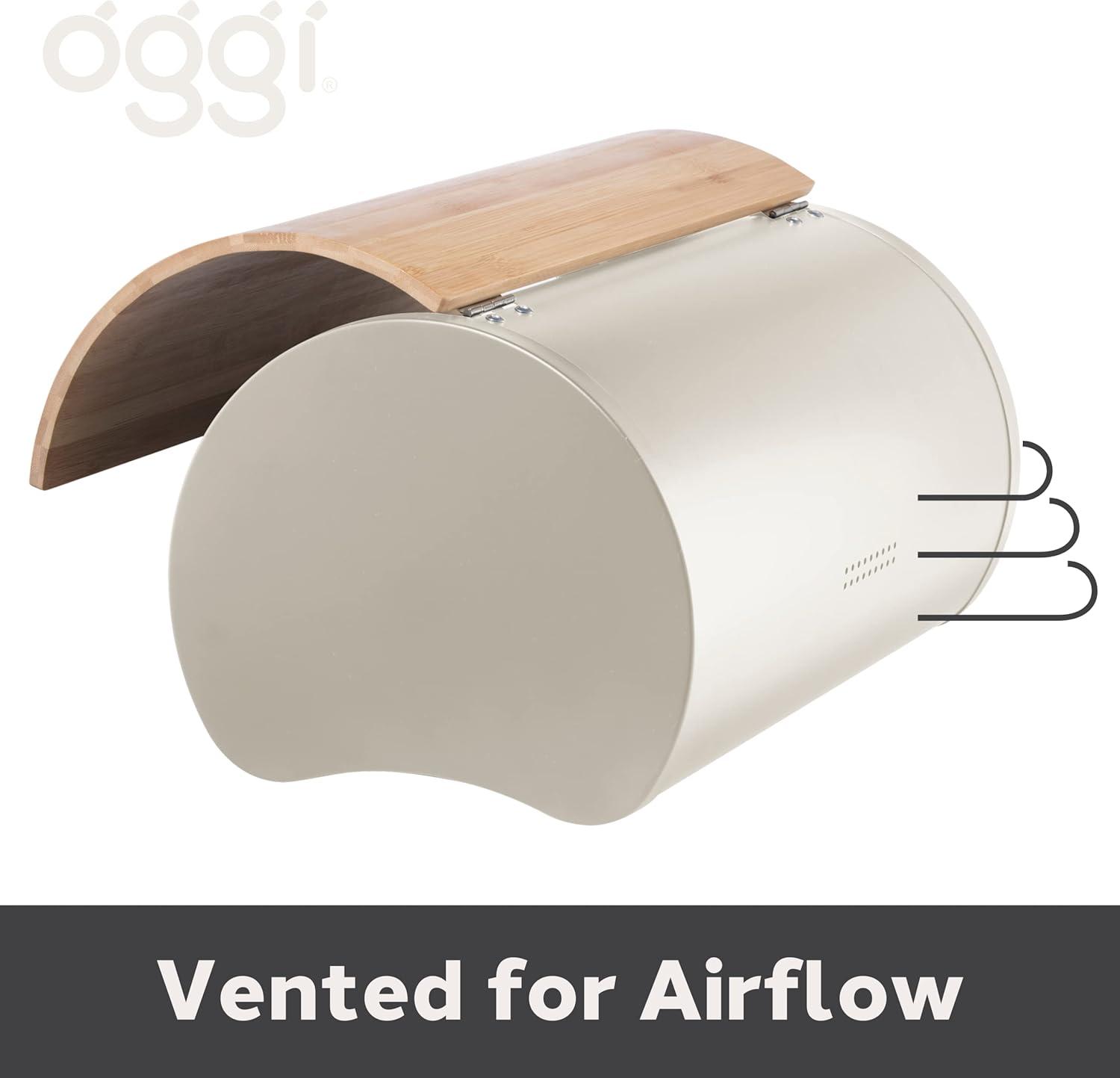 OGGI OGGI Neat Bread Box with Frosted Lid