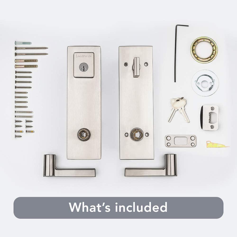 183SPExSPL SQR 15 SMT RCAL RCS CP Spyglass Entrance with Spyglass - Satin Nickel