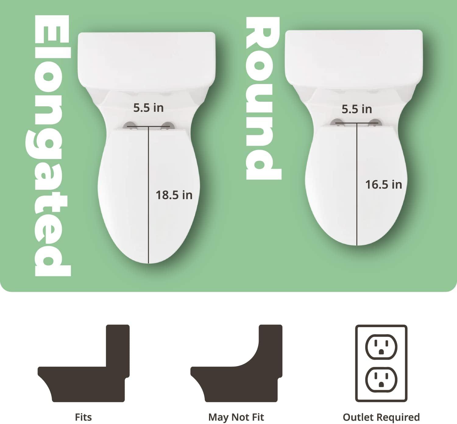 INUS Elongated Toilet Seat Bidet IST-N32