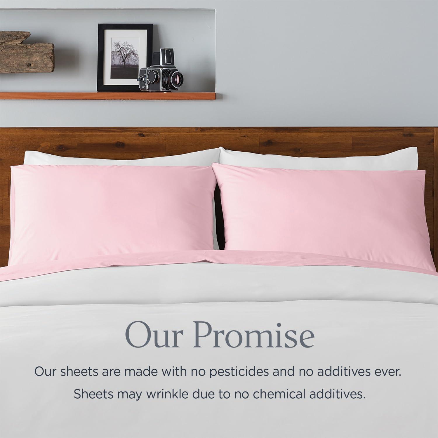 Ella Jayne Home 100% Cotton Percale Crisp and Cool Sheet Set