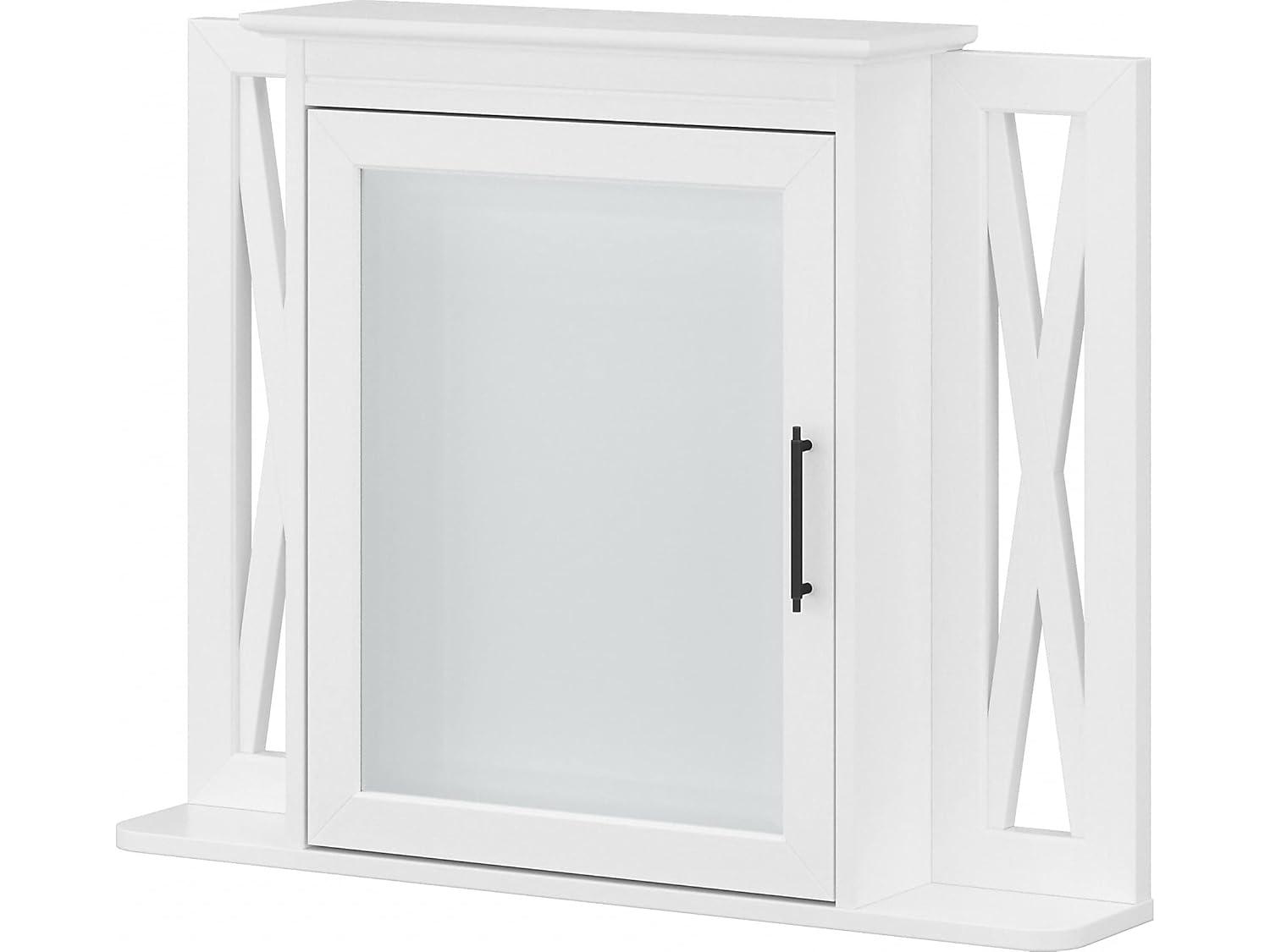 32''W Surface Framed Medicine Cabinet with Mirror