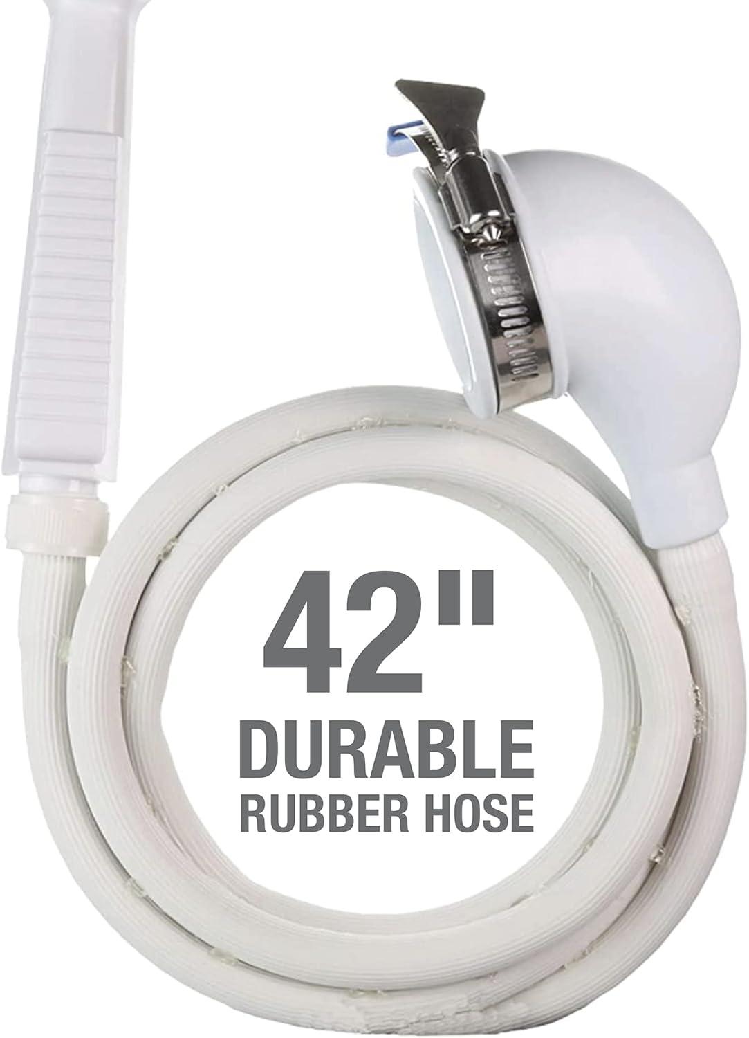 Danco White Plastic 1 settings Handheld Showerhead 2.2 gpm