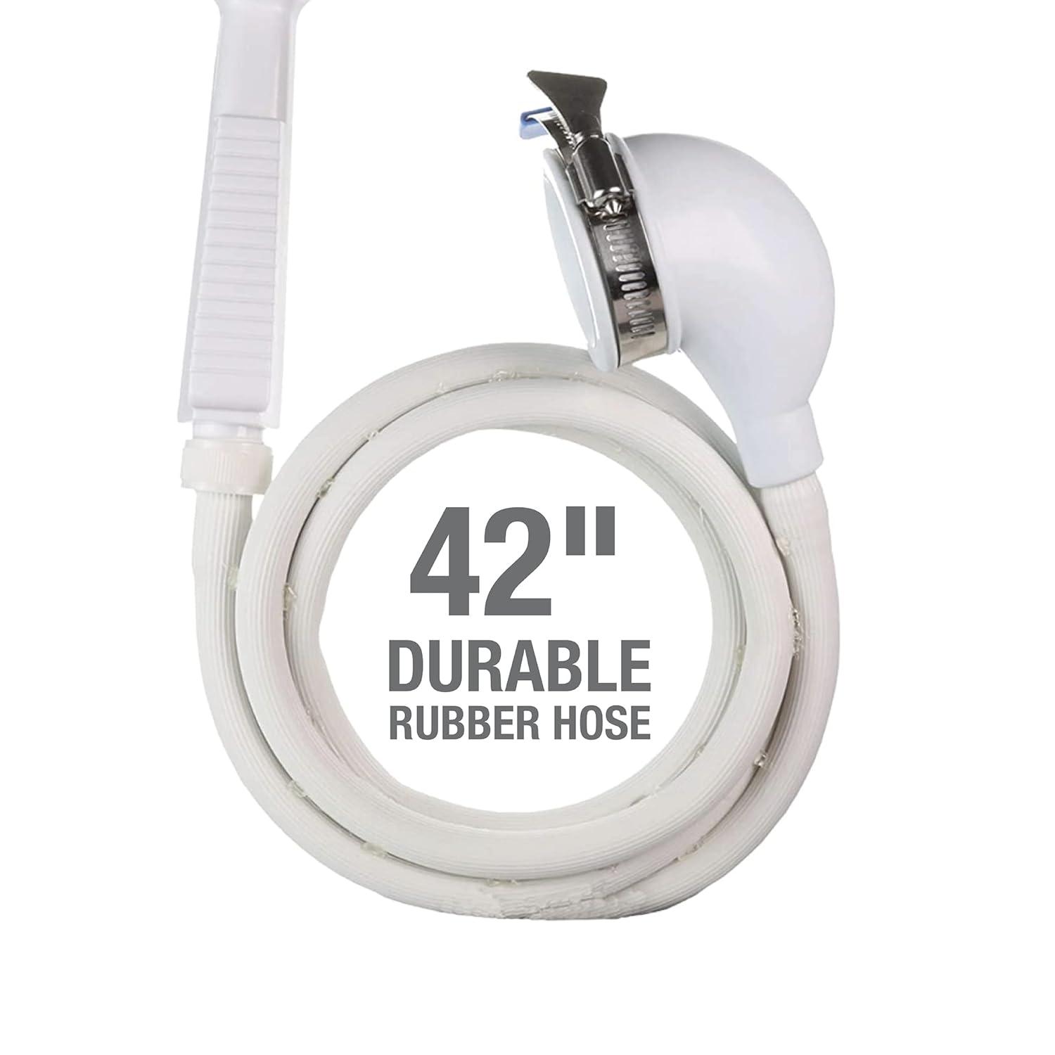 Danco White Plastic 1 settings Handheld Showerhead 2.2 gpm