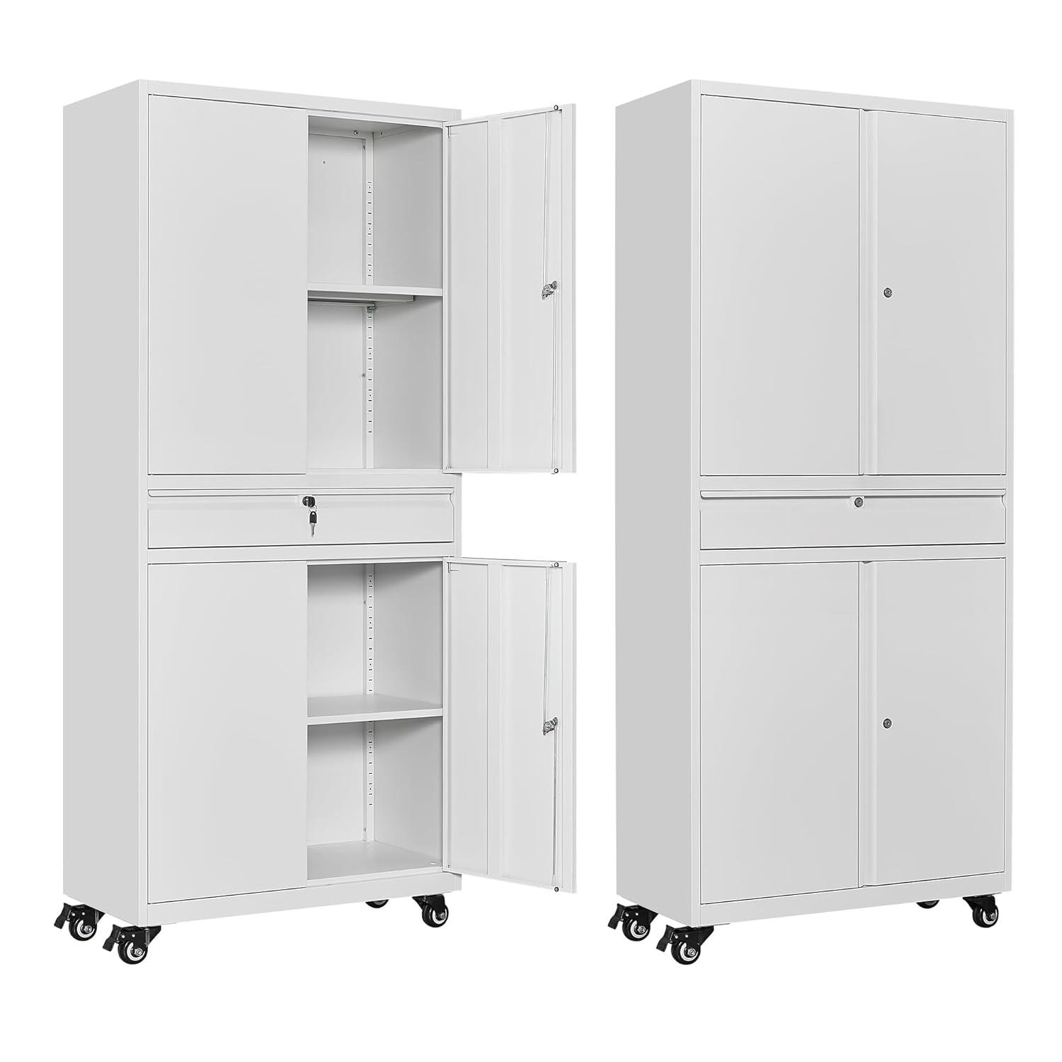 Latitude Run® 73" Lockable Storage Cabinet