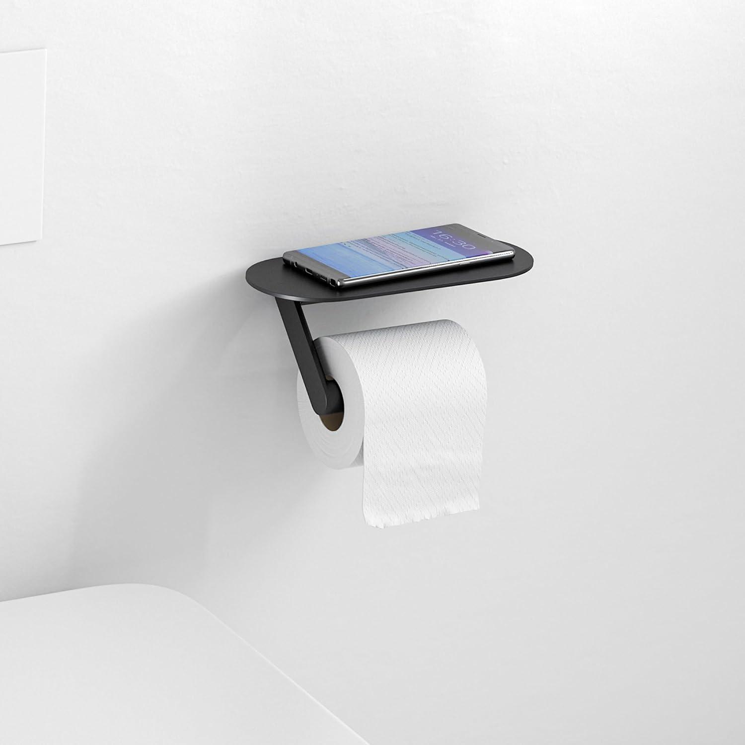 WallStoris hansgrohe Toilet Paper Holer with Shelf