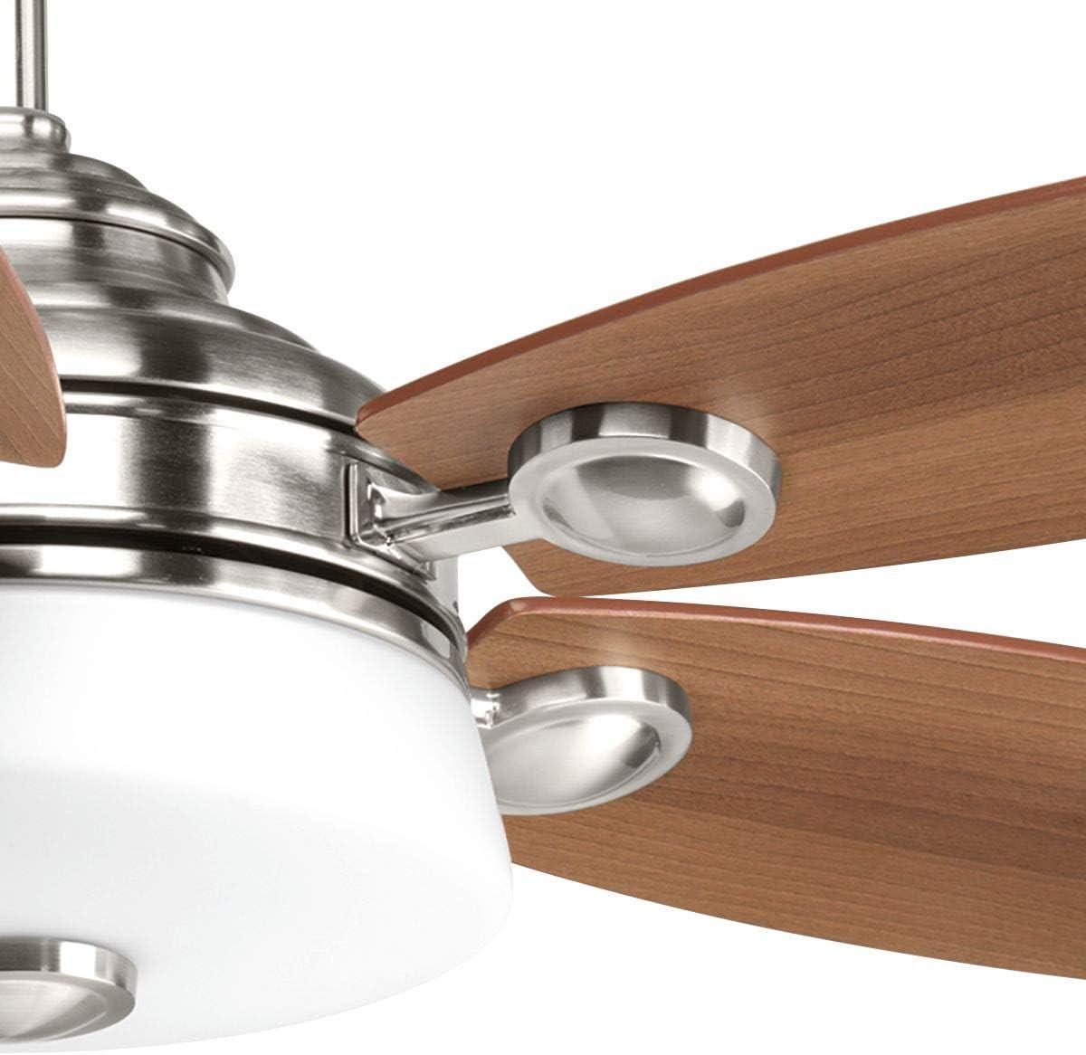 Graceful Collection 54" 5 Blade Fan w/ LED Light