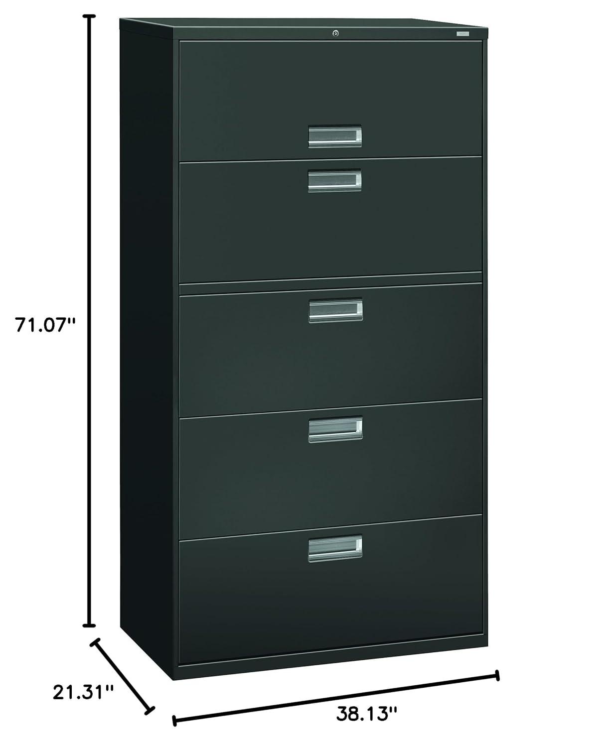 HON Brigade 5 Drawer Lateral Filing Cabinet