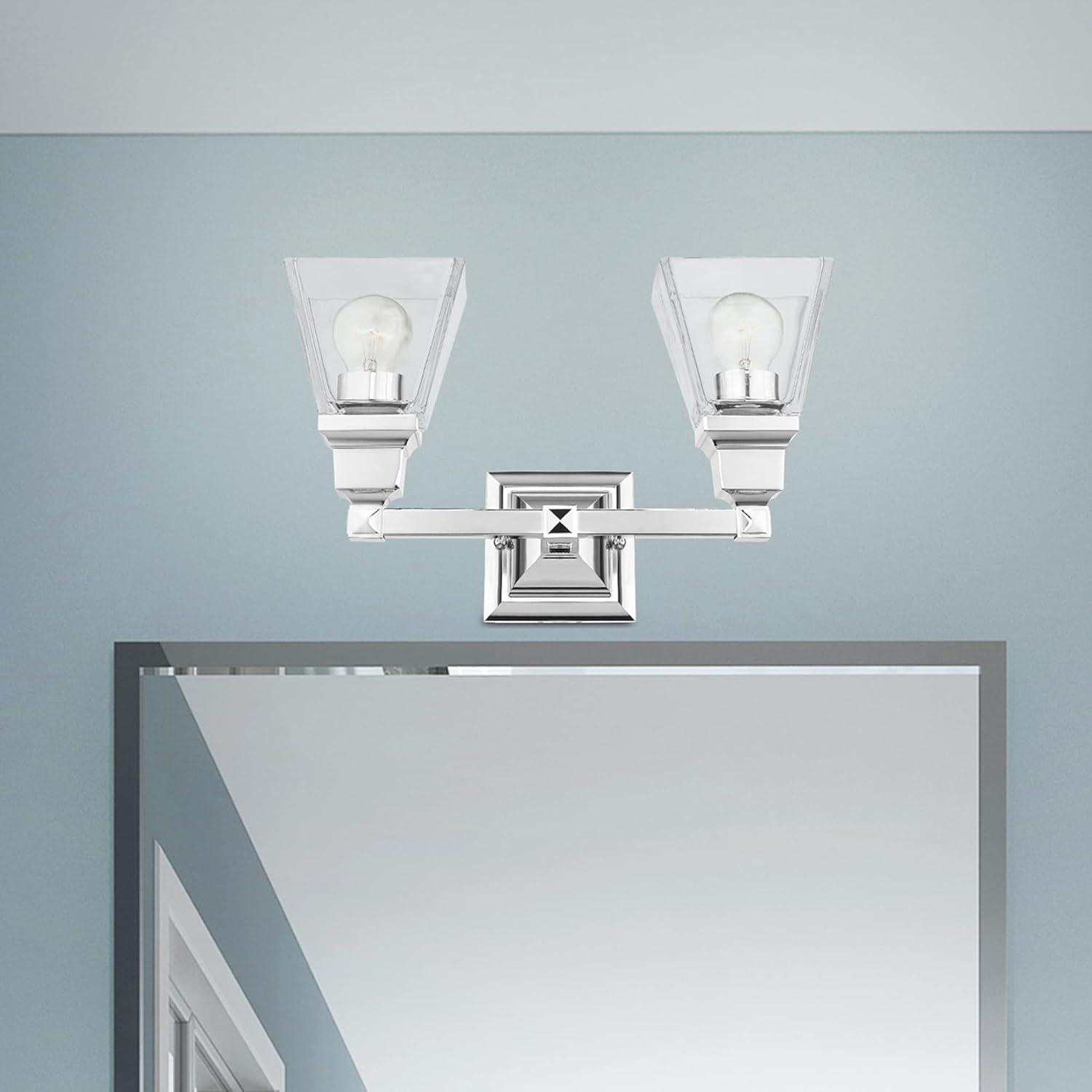 Livex Lighting Mission 2 - Light Vanity in  Brushed Nickel