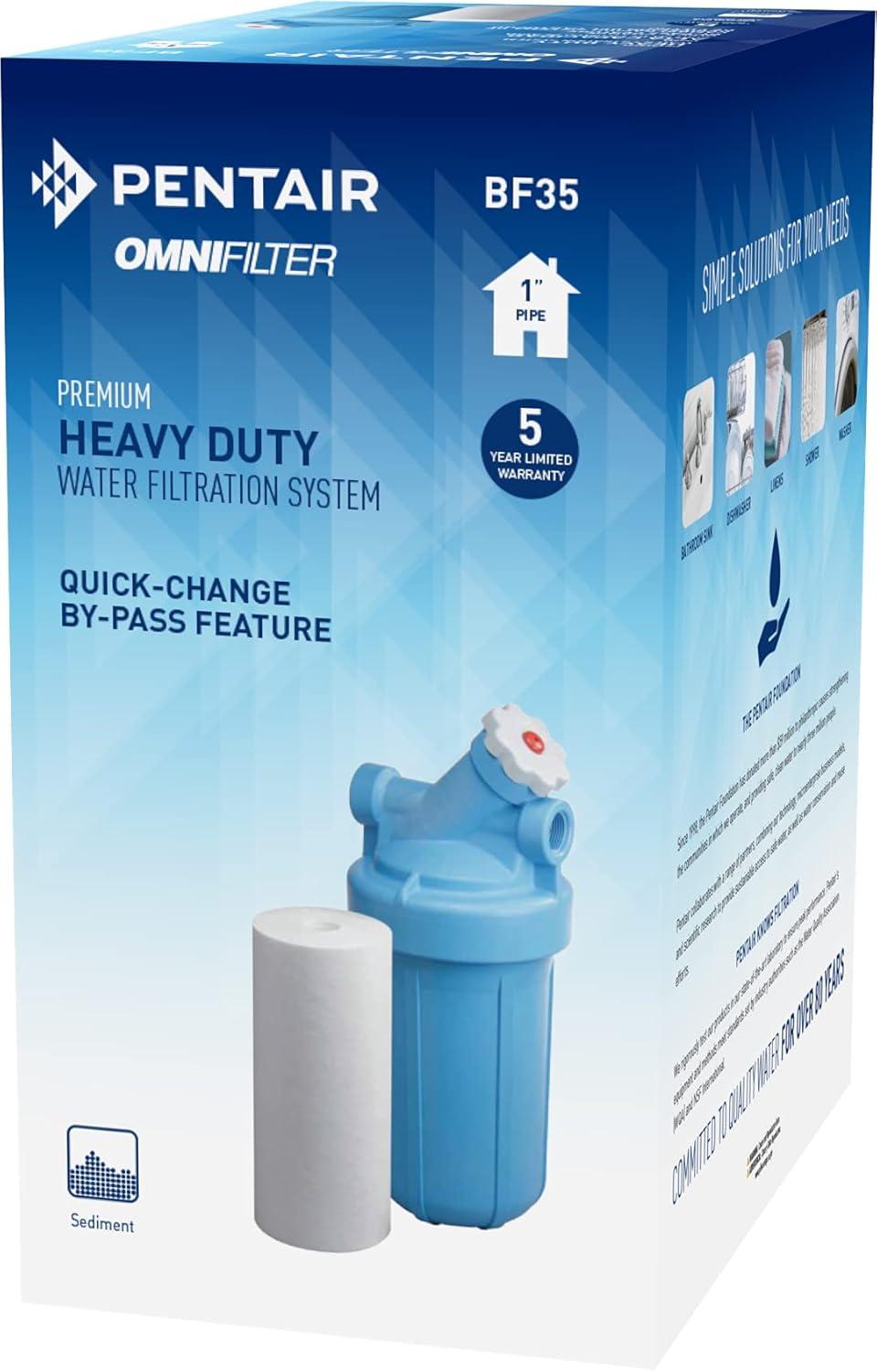 Blue Heavy-Duty Whole House Replacement Water Filter