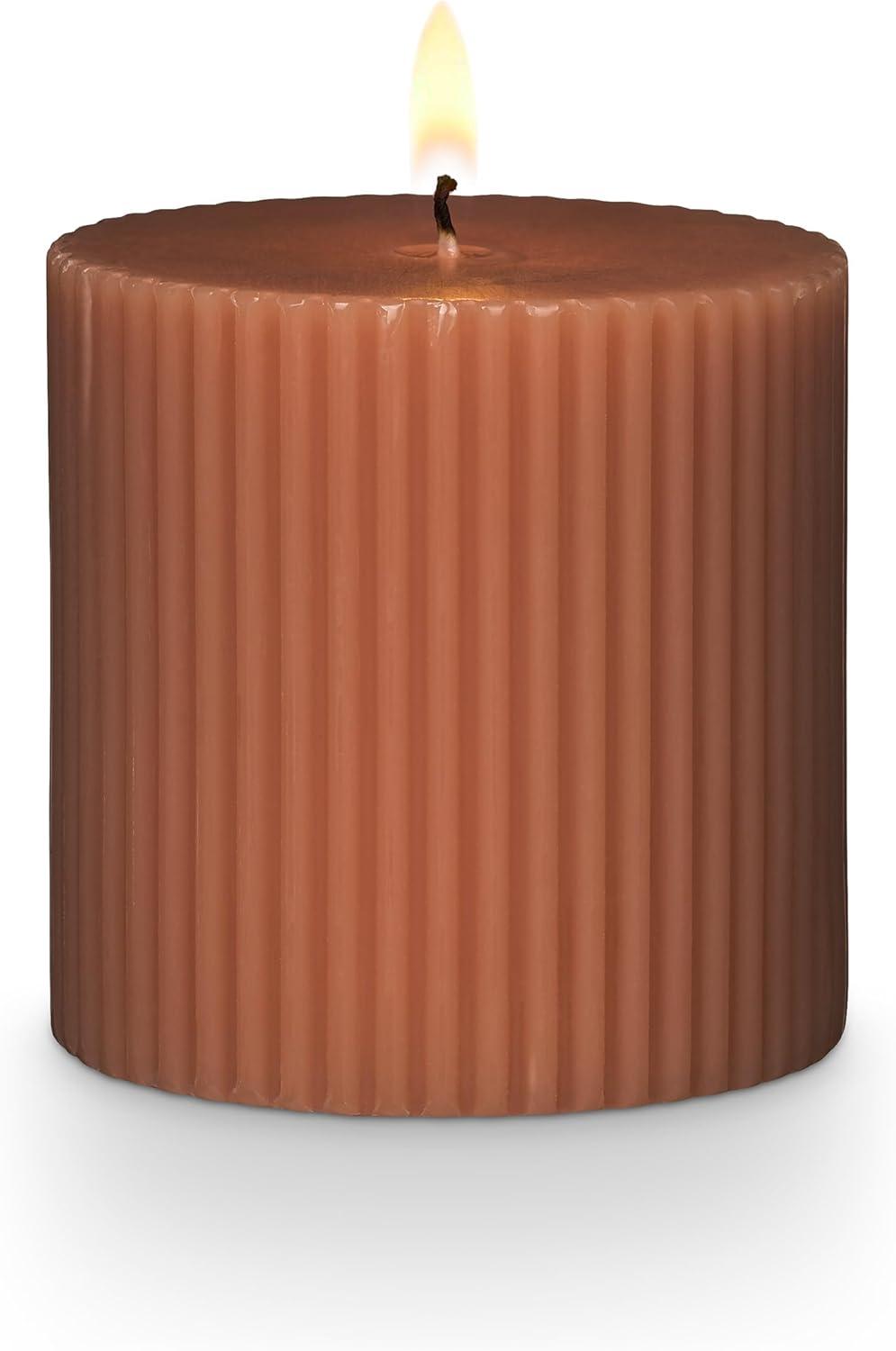 Selin Terra Tabac Pillar Candle