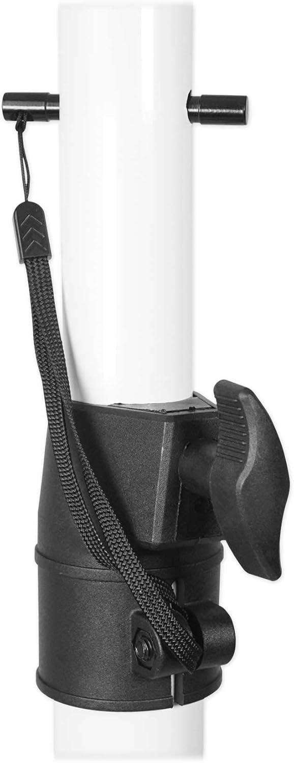 Pair Rockville RVSM1 White Studio Monitor Speaker Stands w/ Adjustable Height