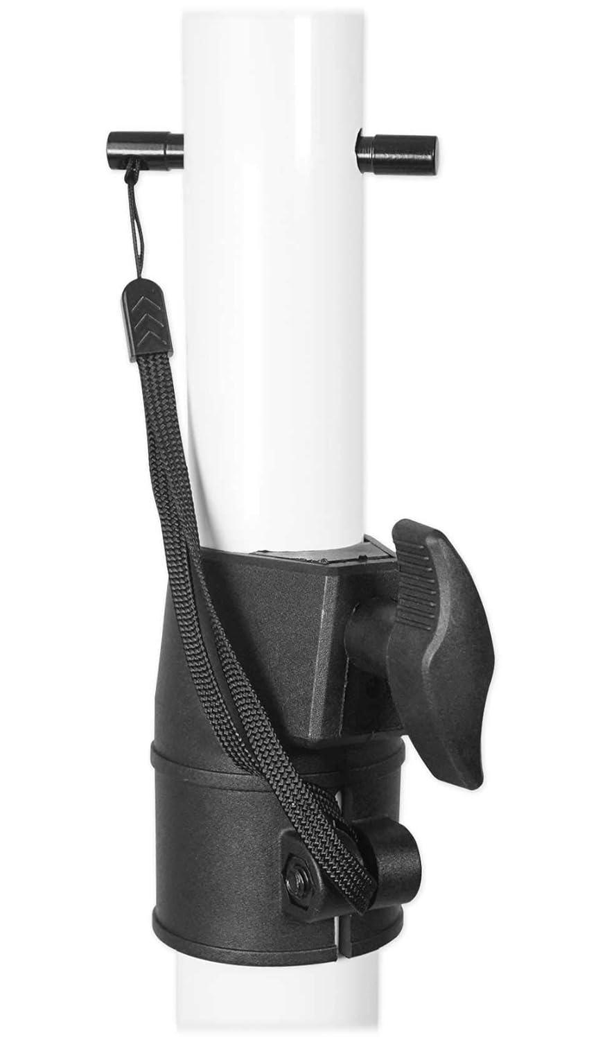 Pair Rockville RVSM1 White Studio Monitor Speaker Stands w/ Adjustable Height