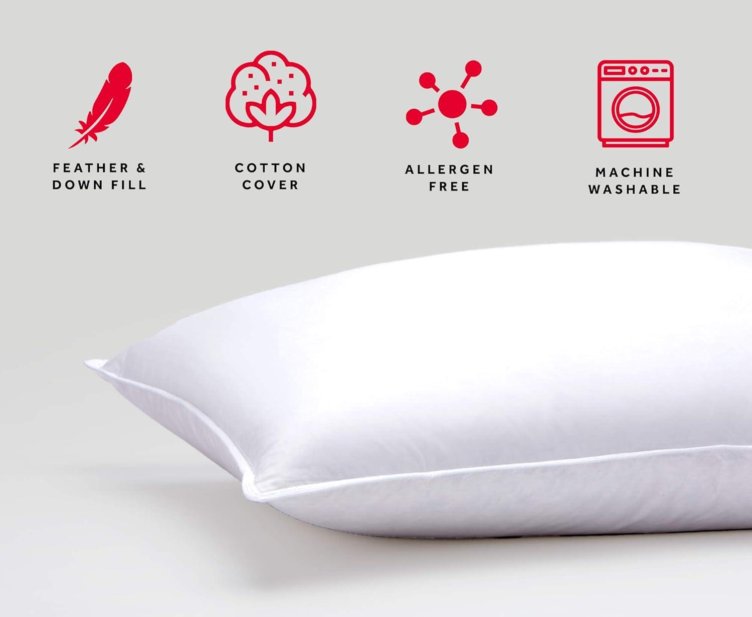 & Down Pillow - Dual Chamber Pillow and Down Pillow (Standard)