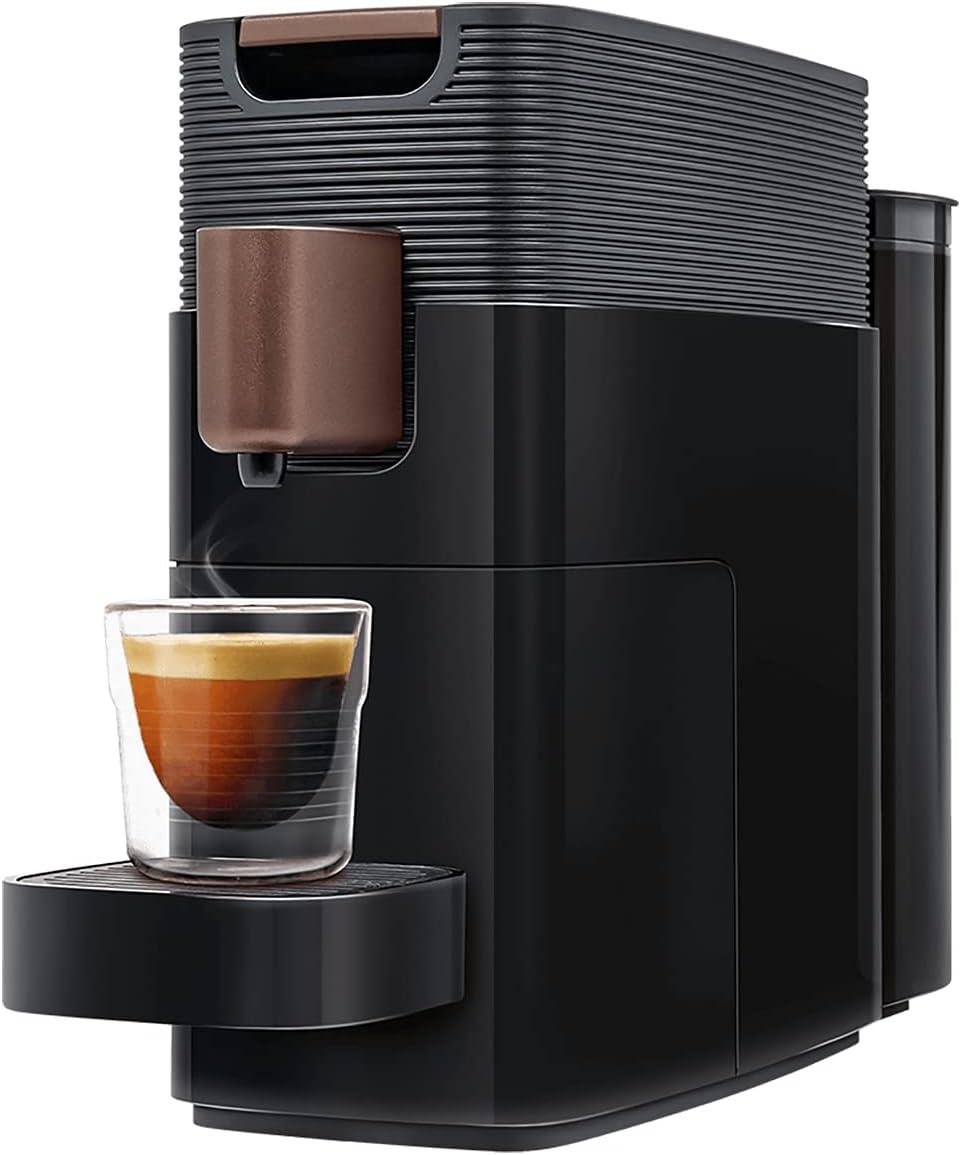 K-fee® ONE Single Serve Coffee and Espresso Machine (Black/Copper) | Starbucks® Verismo* Compatible