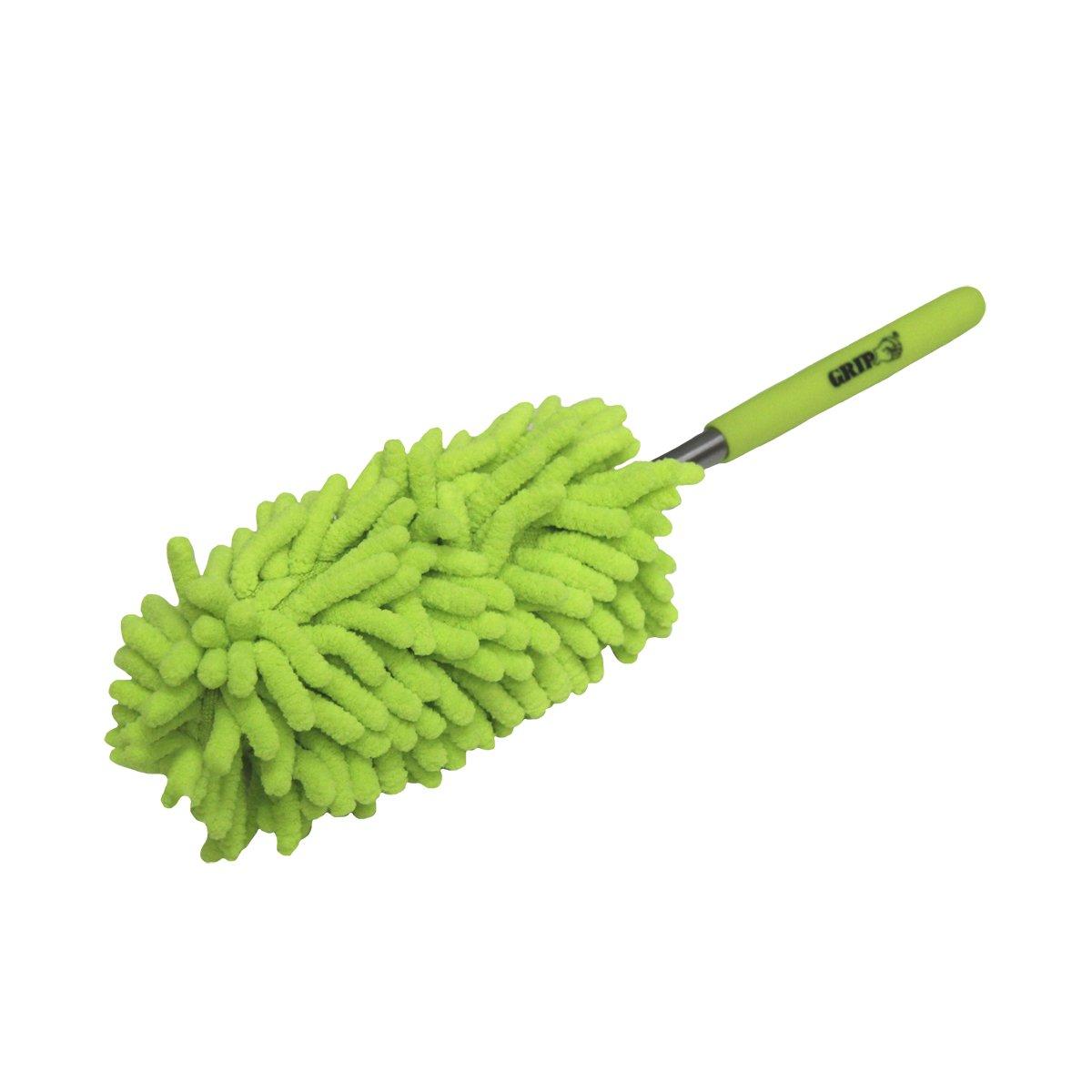 Telescopic Green Microfiber Dust Wand with Handle