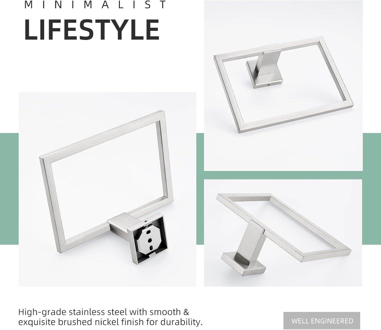 Bathroom Towel Ring Wall Mounted