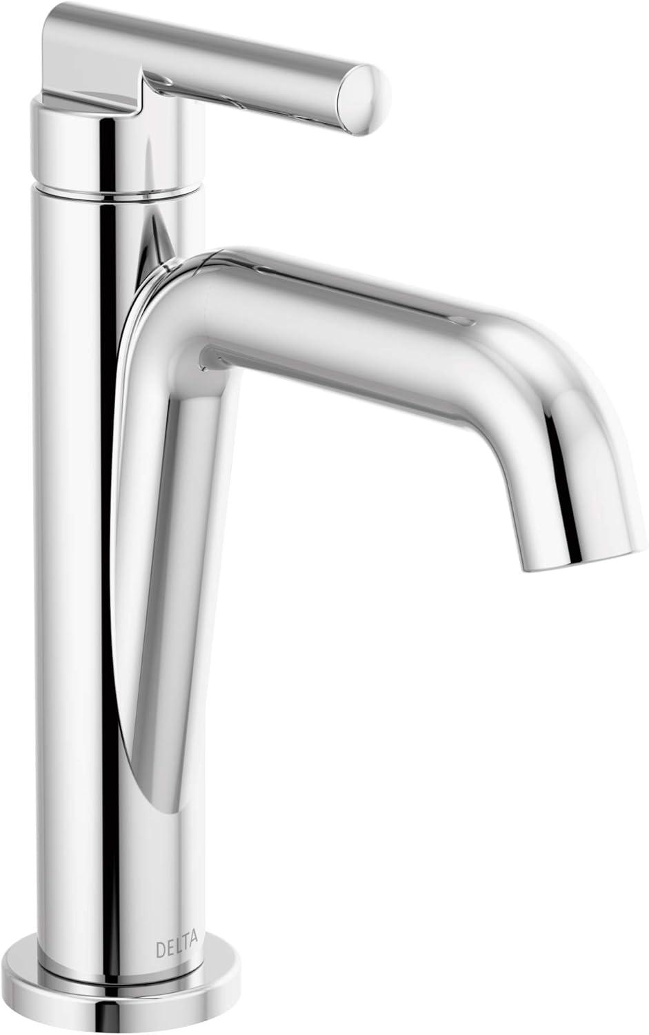 Nicoli Single Hole Bathroom Faucet with Drain Assembly, Single Handle Bathroom Sink Faucet