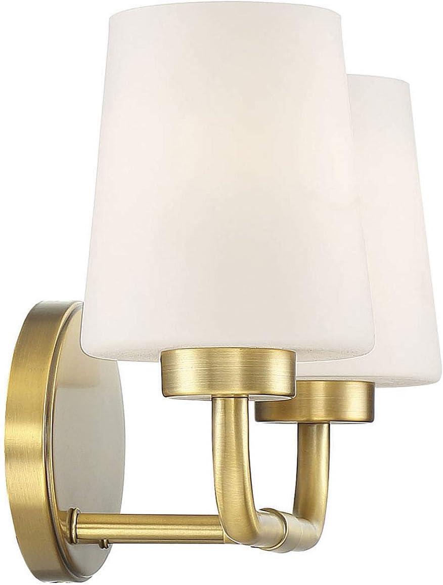 Fitz 2 Light Frosted Dimmable Vanity Light