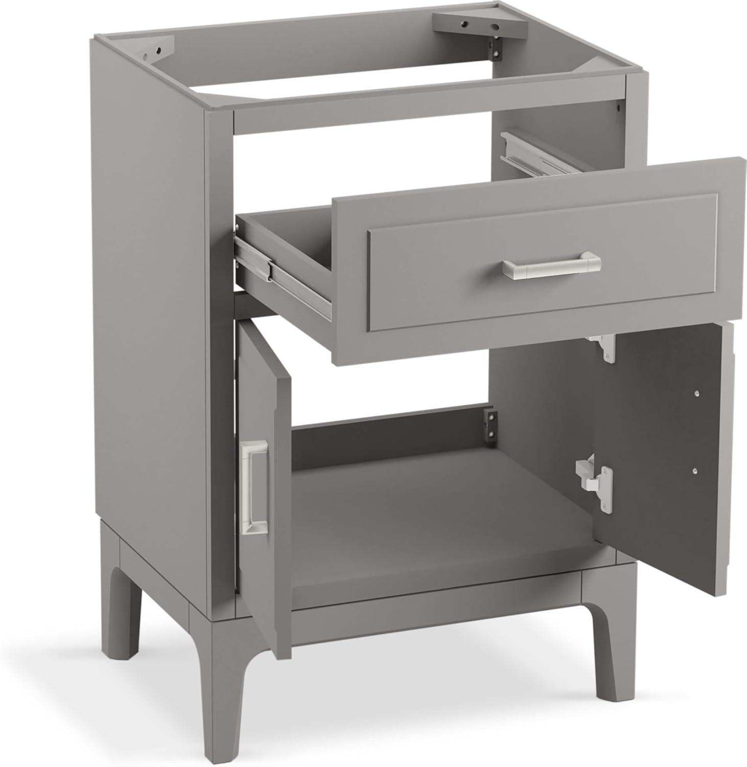 Seer 24" Freestanding Single Bathroom Vanity Cabinet with Sink and Quartz Top