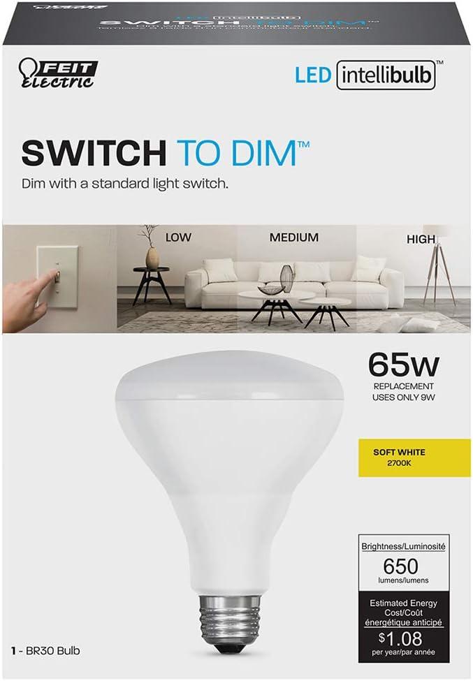 Feit Electric Intellibulb BR30 E26 (Medium) LED Bulb Soft White 65 Watt Equivalence 1 pk