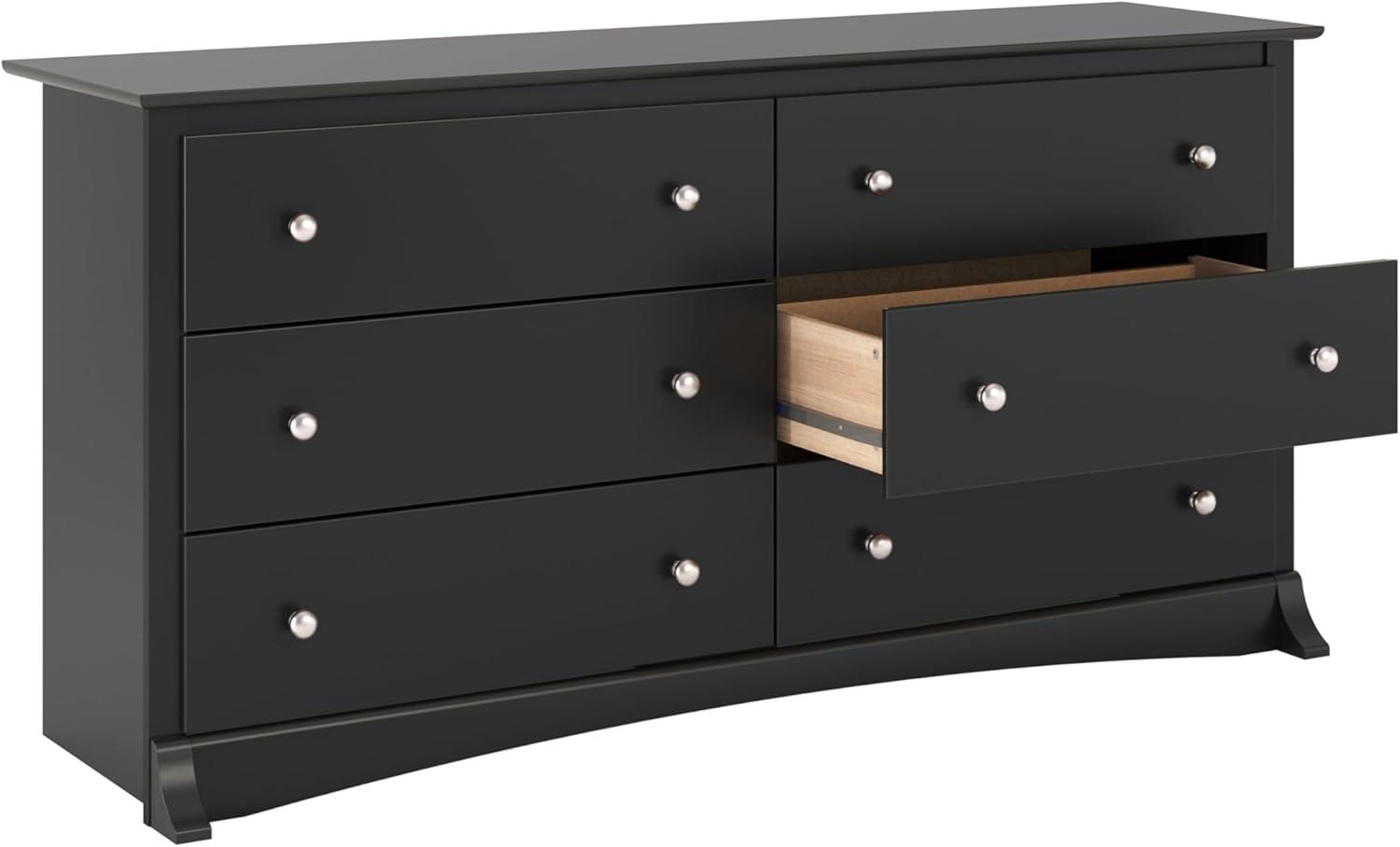 Prepac BDC-6330 Sonoma Dresser, 6-Drawer, Black