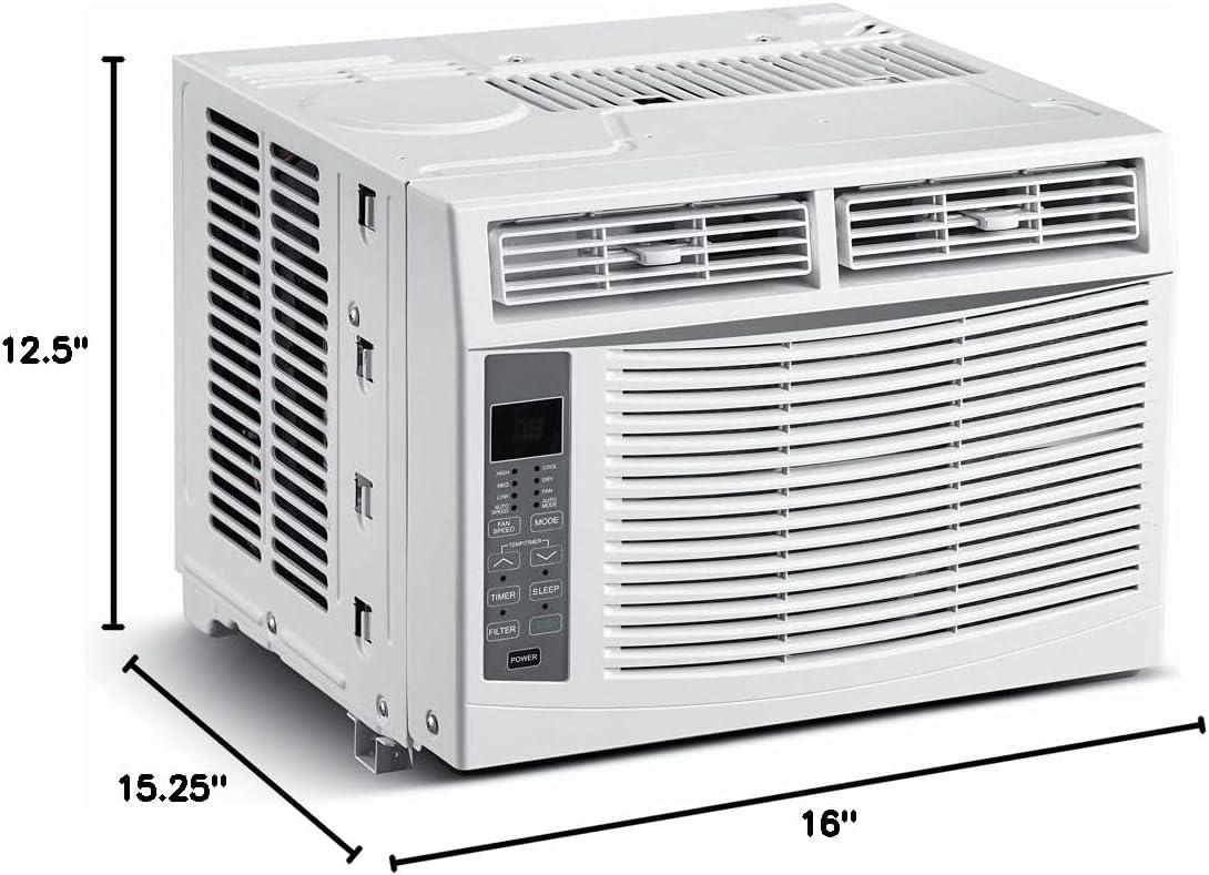 Arctic Wind 6000 BTU Window Air Conditioner for 250 Square Feet with Remote Included