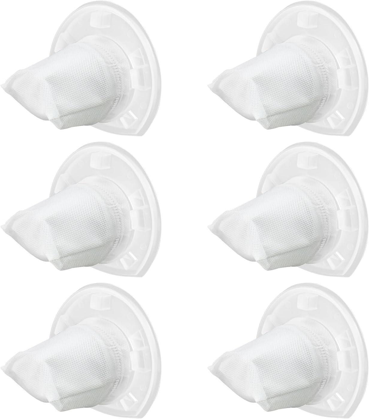 6 Pack Replacement Filter Compatible with Black & Decker Hand Vacuum Cordless Vacuum VF110 CHV1410L, CHV1410, CHV9610, CHV1210, CHV1410B, CHV1510, BDH2000L