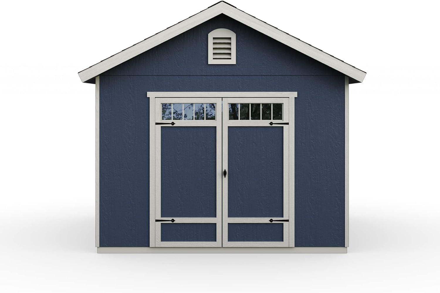 Handy Home Products Beachwood 10 ft. x 12 ft. Wood Storage Shed (with Floor)