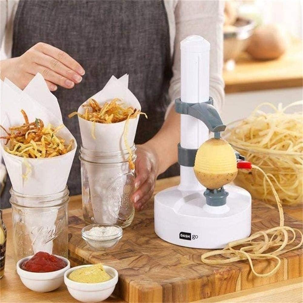 Black Electric Automatic Rotating Fruit and Vegetable Peeler