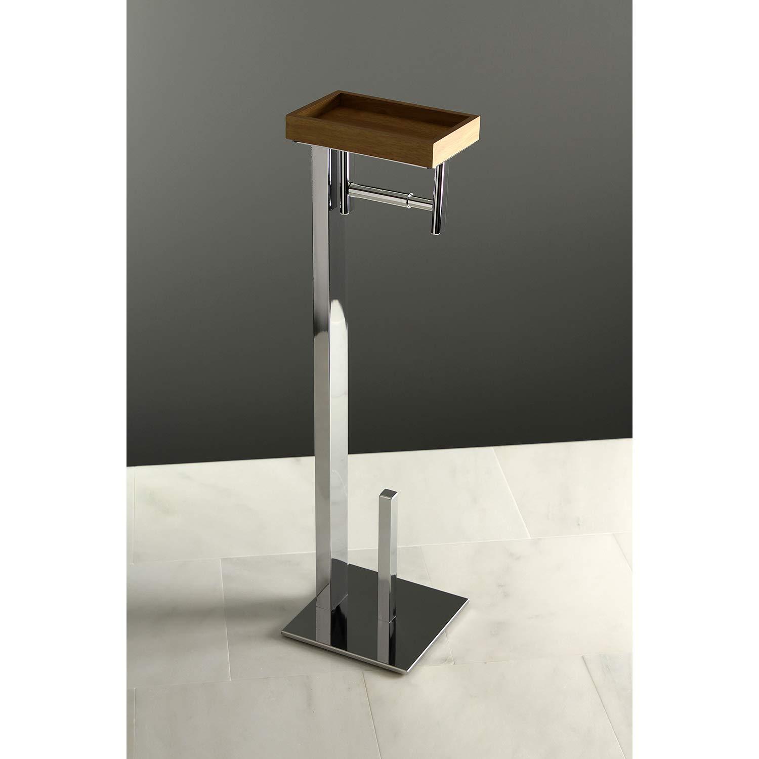 Kingston Brass Kingston Brass Edenscape Freestanding Toilet Paper Holder with Storage Shelf SCC8500