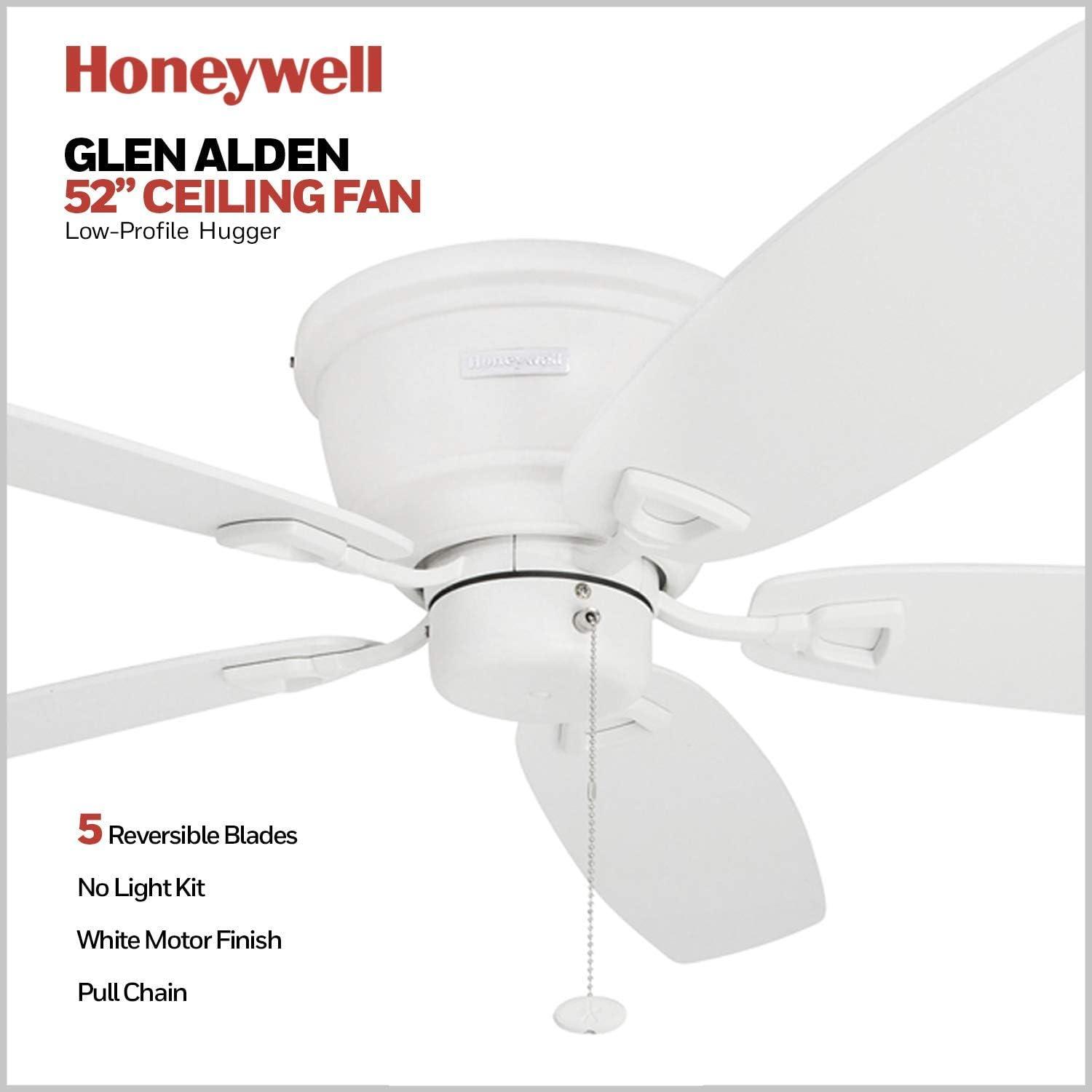 52" Glen Alden 5 Blade LED Ceiling Fan