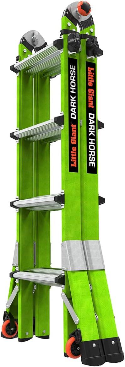 Little Giant Ladders Ladder,Fiberglass,4 to 7 ft H,300 lb Cap 16117-001