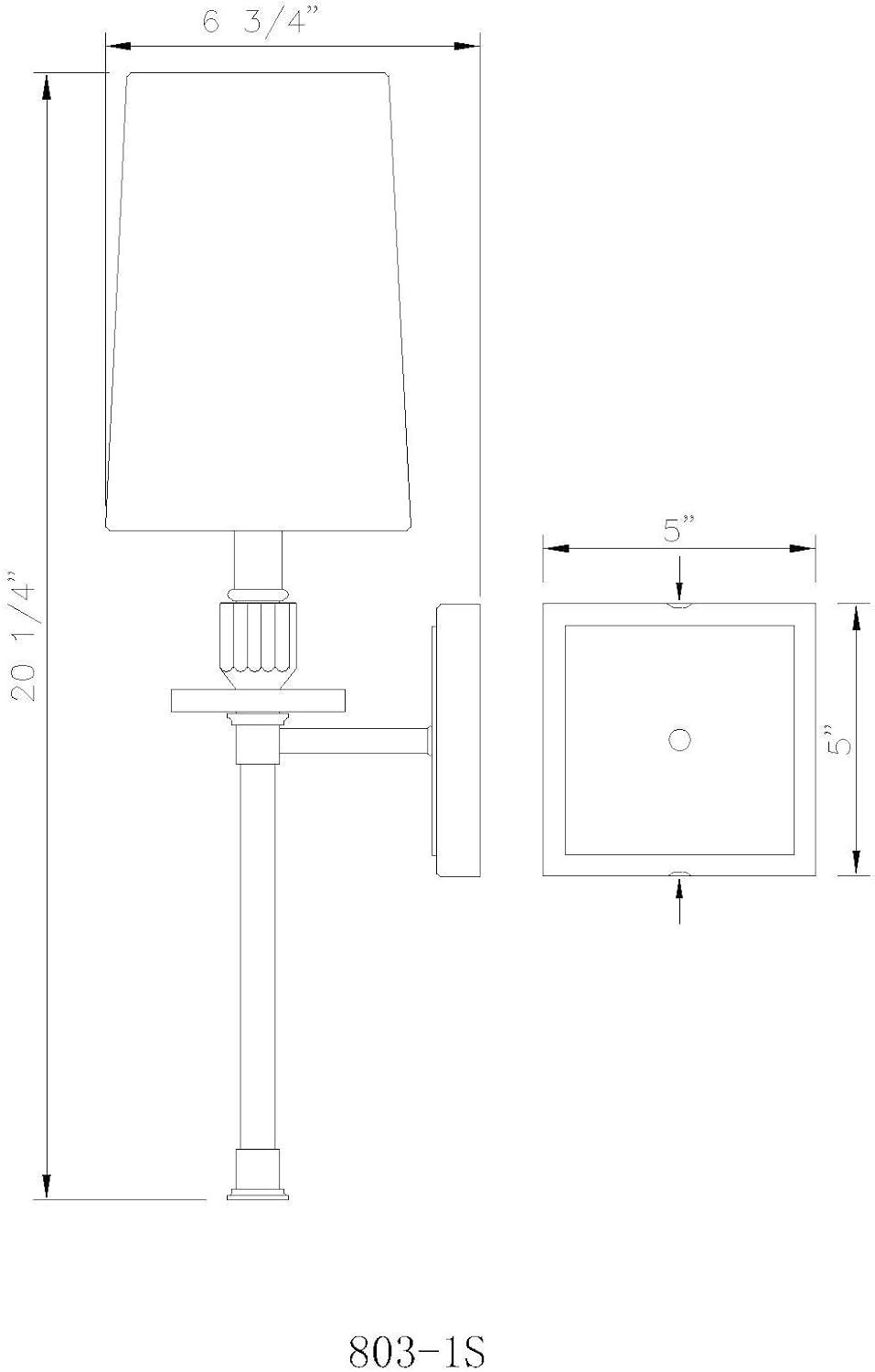 Z-Lite Sophia 1 - Light Wall Light in  Rubbed Brass