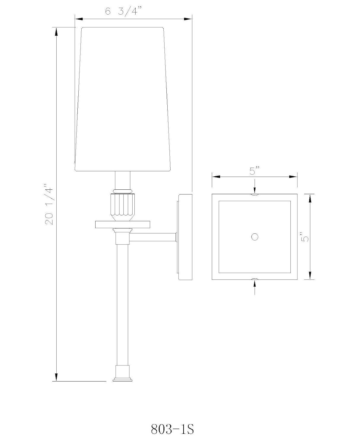 Z-Lite Sophia 1 - Light Wall Light in  Rubbed Brass