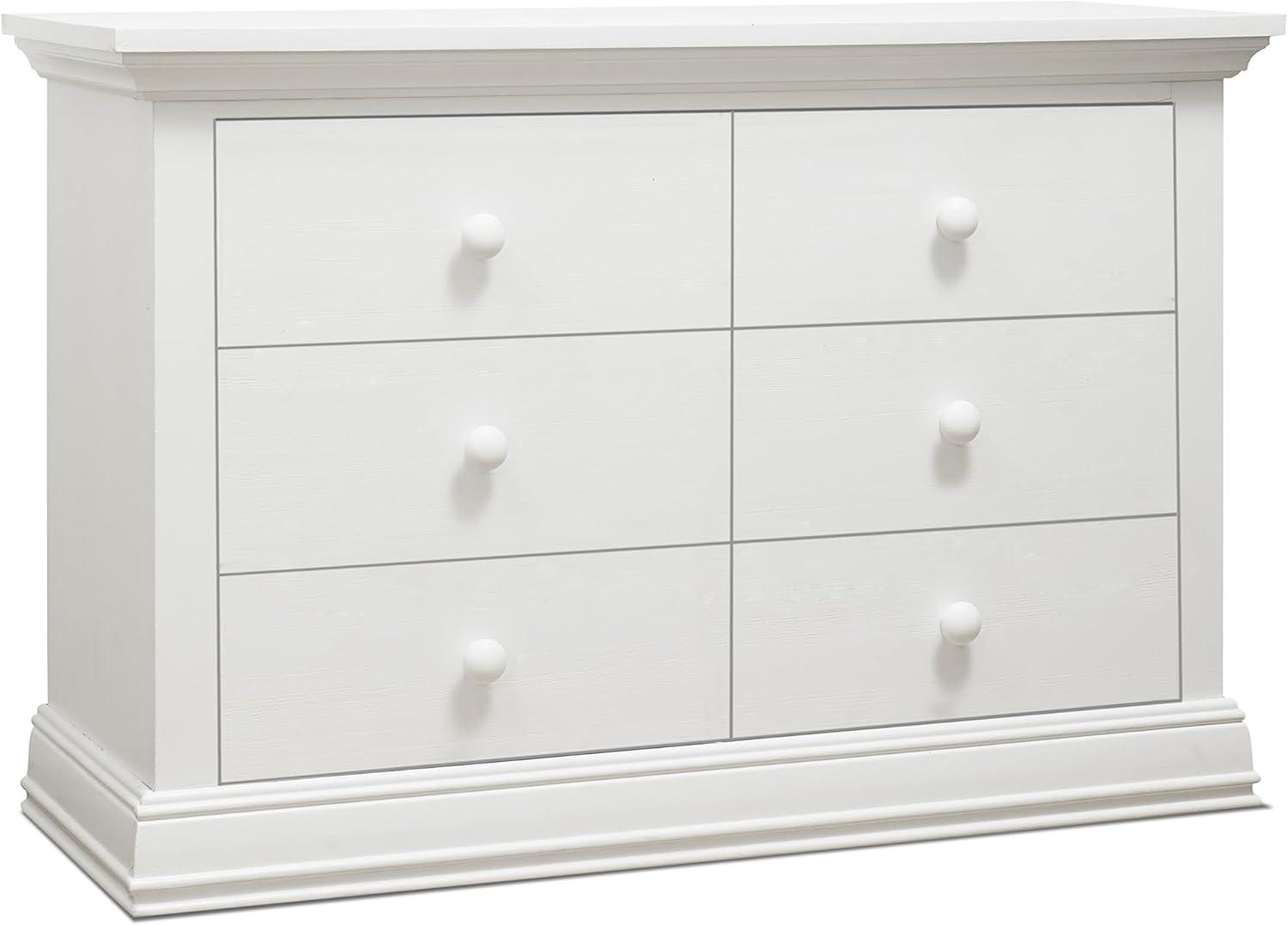 Sorelle Modesto 6 Drawer Double Dresser - White